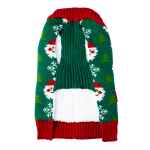 Picture of XMAS CANINE CARDIGAN PATTERNED GREEN – X Large