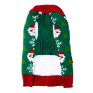Picture of XMAS CANINE CARDIGAN PATTERNED GREEN – X Large
