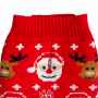 Picture of XMAS CANINE SWEATER W/FOLD BACK COLLAR- Small