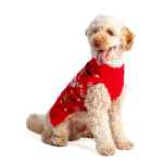 Picture of XMAS CANINE SWEATER W/FOLD BACK COLLAR- Small