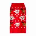 Picture of XMAS CANINE SWEATER W/FOLD BACK COLLAR - Medium