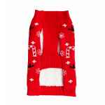 Picture of XMAS CANINE SWEATER W/FOLD BACK COLLAR - Large