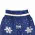 Picture of XMAS CANINE SWEATER PATTERNED BLUE – X Small