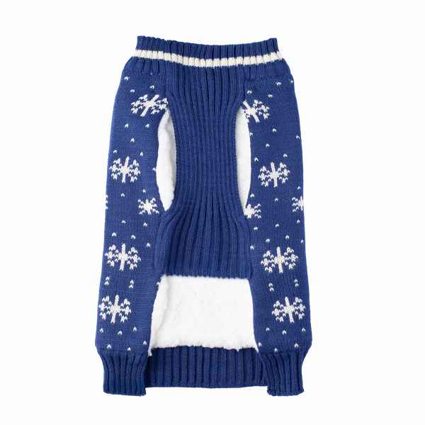 Picture of XMAS CANINE SWEATER PATTERNED BLUE – Small