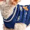 Picture of XMAS CANINE SWEATER PATTERNED BLUE – Large