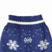 Picture of XMAS CANINE SWEATER PATTERNED BLUE – X Large