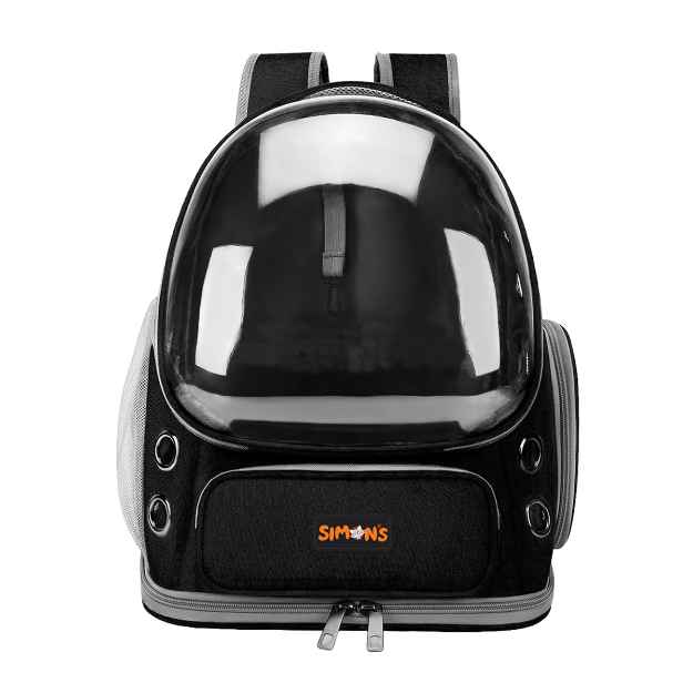 Picture of CARRIER CAT SIMONS BUBBLE BACKPACK BLACK - 16.5x13.5x10.6in
