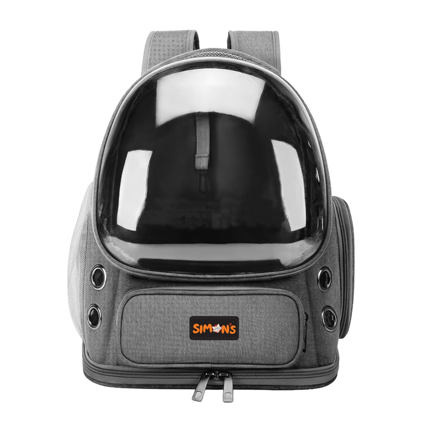 Picture of CARRIER CAT SIMONS BUBBLE BACKPACK GREY - 16.5x13.5x10.6in