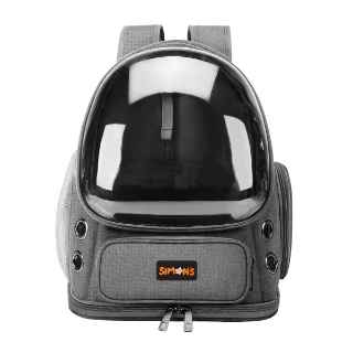 Picture of CARRIER CAT SIMONS BUBBLE BACKPACK GREY - 16.5x13.5x10.6in