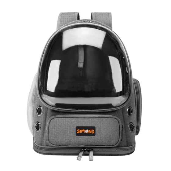 Picture of CARRIER CAT SIMONS BUBBLE BACKPACK GREY - 16.5x13.5x10.6in