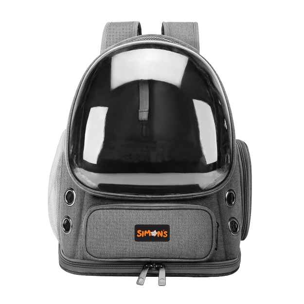 Picture of CARRIER CAT SIMONS BUBBLE BACKPACK GREY - 16.5x13.5x10.6in