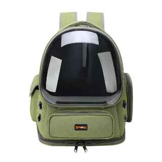 Picture of CARRIER CAT SIMONS BUBBLE BACKPACK GREEN - 16.5x13.5x10.6in
