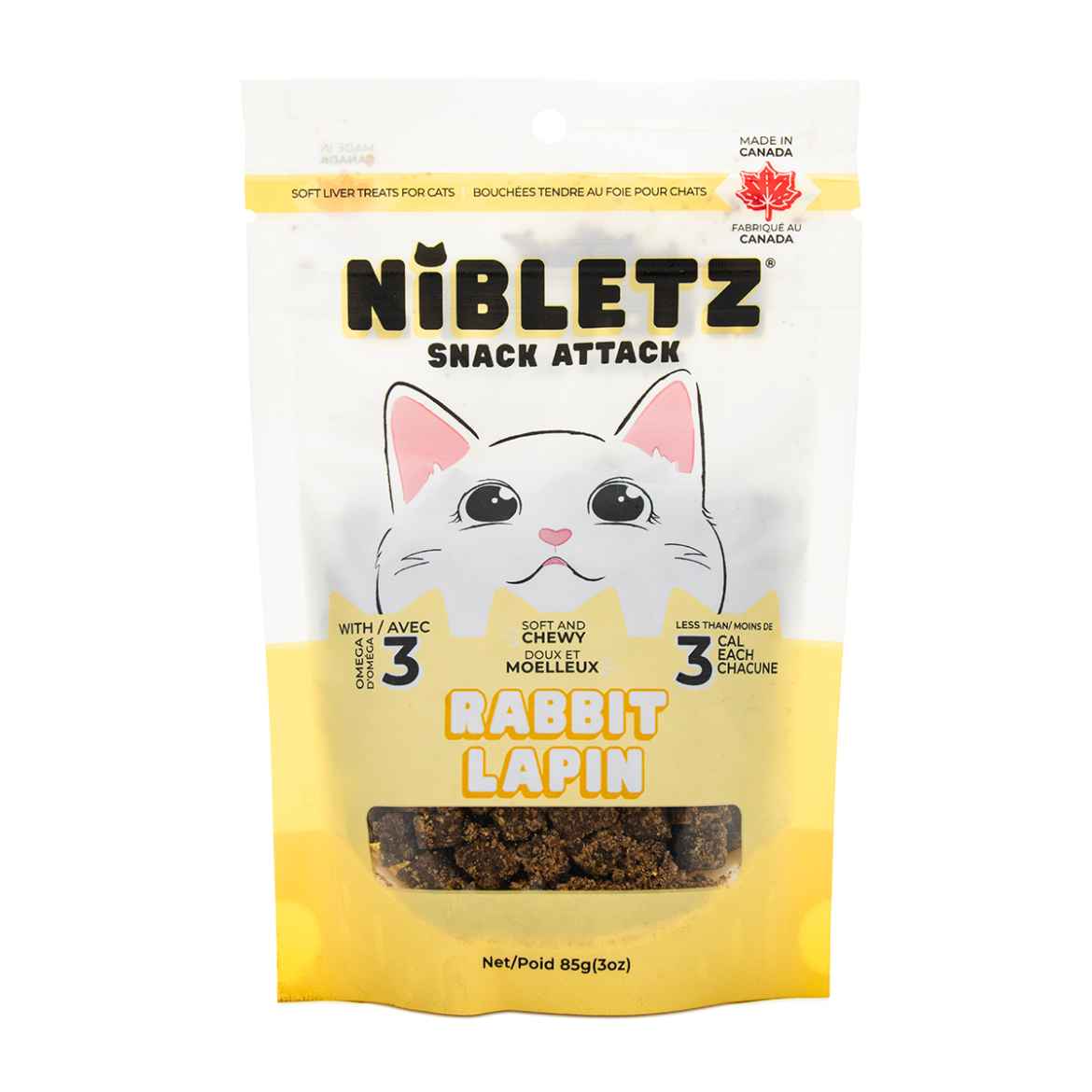 Picture of TREAT CAT NIBLETZ RABBIT FLAVOR – 85g