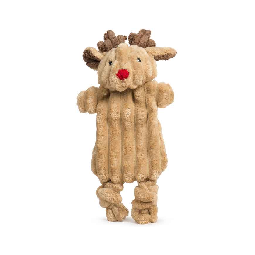 Picture of XMAS TOY CANINE HuggleFlatties Reindeer - Small