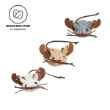 Picture of XMAS TOY FELINE HuggleKats Santa's Lil Mice