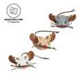 Picture of XMAS TOY FELINE HuggleKats Santa's Lil Mice