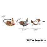 Picture of XMAS TOY FELINE HuggleKats Santa's Lil Mice