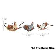Picture of XMAS TOY FELINE HuggleKats Santa's Lil Mice