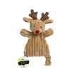 Picture of XMAS TOY CANINE HuggleFlatties Reindeer - Large