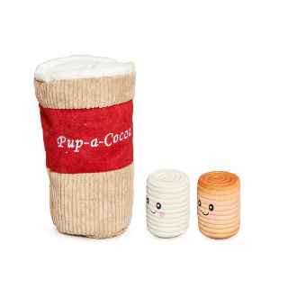 Picture of XMAS TOY CANINE HuggleSnuggles Pup-a-Cocoa 8in