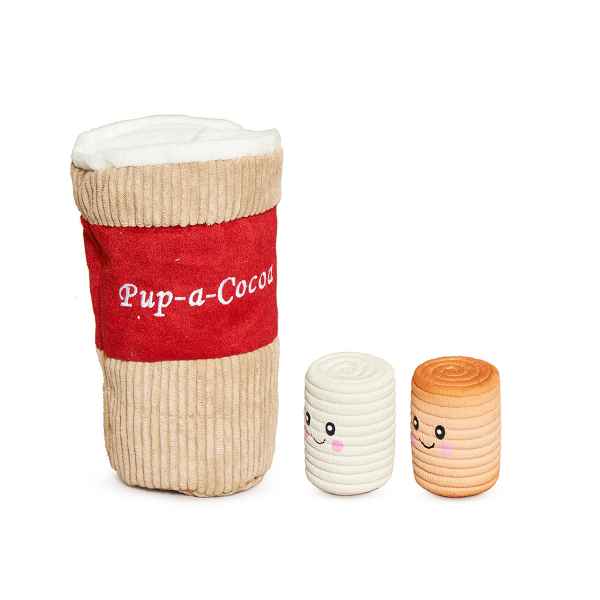 Picture of XMAS TOY CANINE HuggleSnuggles Pup-a-Cocoa 8in