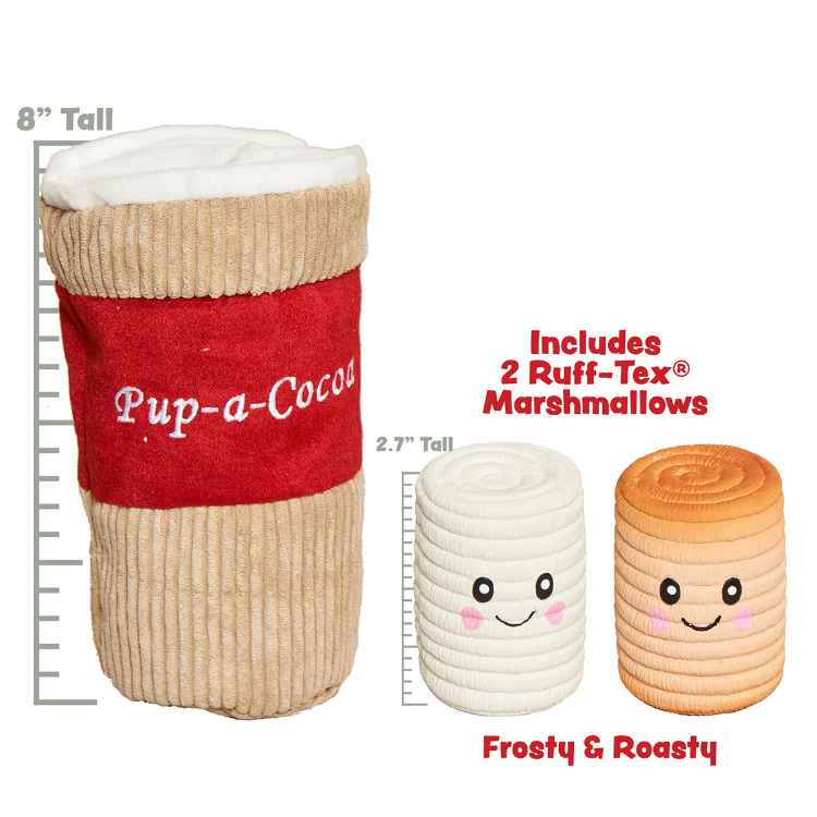 Picture of XMAS TOY CANINE HuggleSnuggles Pup-a-Cocoa 8in
