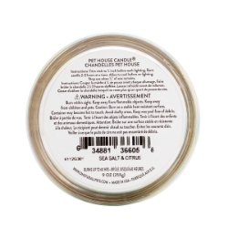 Picture of CANDLE PET HOUSE SOY WAX Sea Salt & Citrus - 9oz