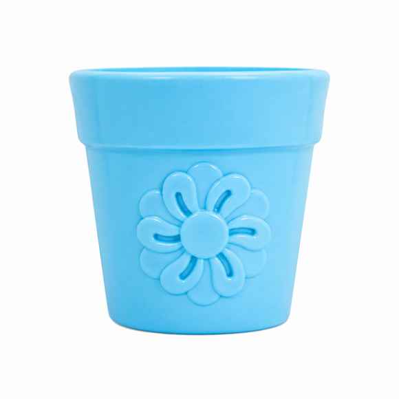Picture of DISPENSER TREATS SodaPup FLOWER POT Blue - Medium/Large