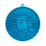 Picture of LICKING MAT SodaPup LIGHTHOUSE DESIGN Sea Foam Blue