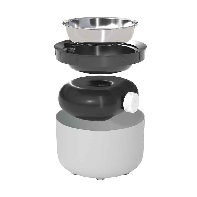 Picture of BOWL WEIGHTED ZEUS OASIS Light Grey - Small - 500ml