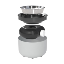 Picture of BOWL WEIGHTED ZEUS OASIS Light Grey - Large - 1.8L