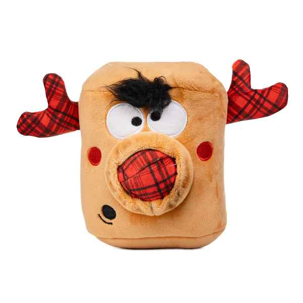 Picture of XMAS CANINE Pop n Fetch Nosy Reindeer - 6in