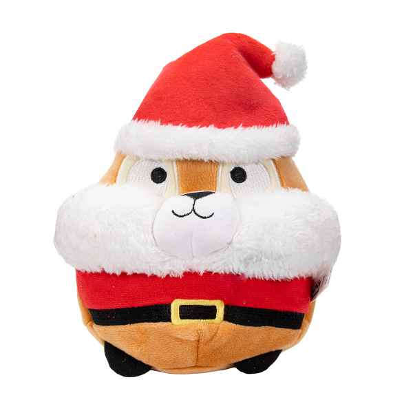 Picture of XMAS CANINE Pudgies Santa Squirrel - 7in