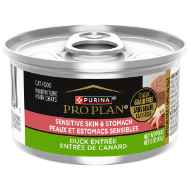 Picture of FELINE PRO PLAN SENSITIVE SKIN & STOMACH GRAIN FREE DUCK - 24 x 85gm cans