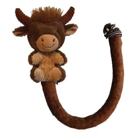 Picture of TOY DOG Tug-a-Tail Highland Cow - 29.6 x 5.9 x 3.5in