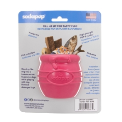 Picture of SODAPUP Dog Treat Dispenser | HONEY POT - Pink - Medium/Large