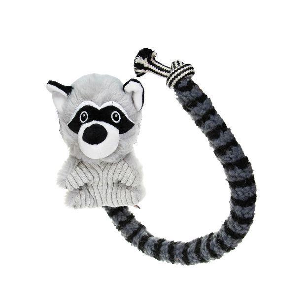 Picture of TOY DOG Tug-a-Tail Raccoon - 29.6 x 5.9 x 3.5in