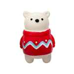 Picture of XMAS TOY DOG Ugly Sweater Pal Chews Polar Bear - 5.1in
