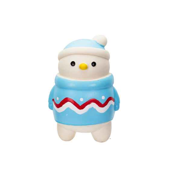 Picture of XMAS TOY DOG Ugly Sweater Pal Chews Polar Snowman - 5.1in