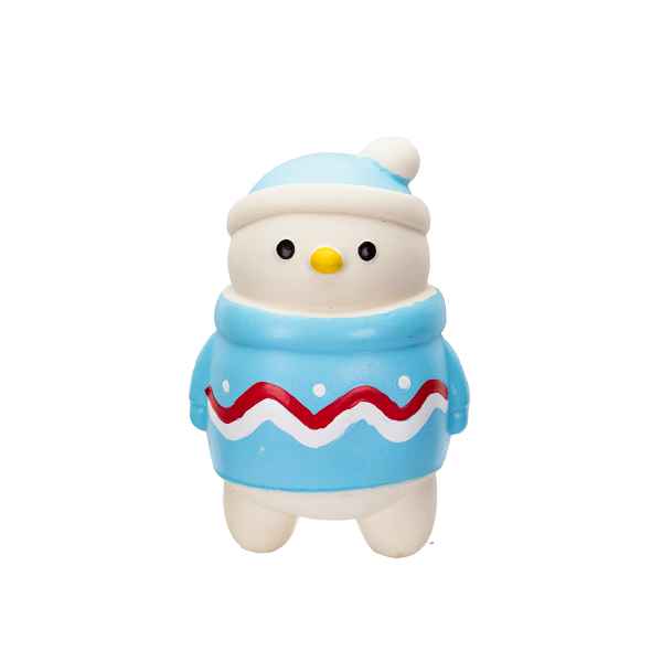 Picture of XMAS TOY DOG Ugly Sweater Pal Chews Polar Snowman - 5.1in