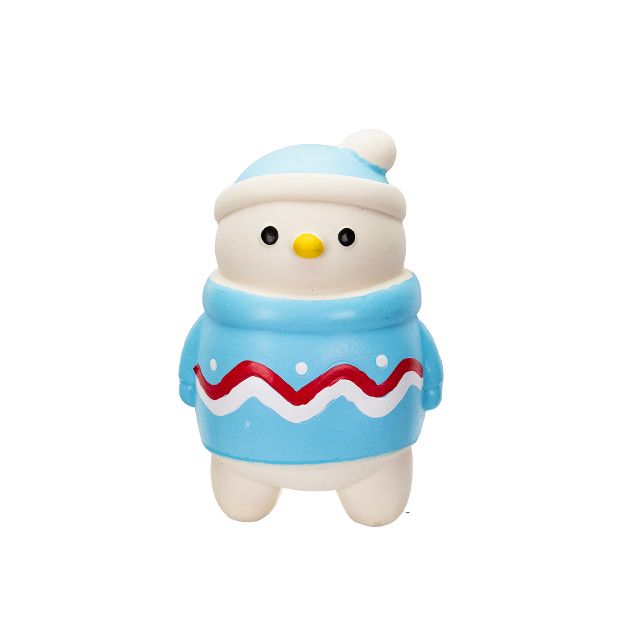 Picture of XMAS TOY DOG Ugly Sweater Pal Chews Polar Snowman - 5.1in