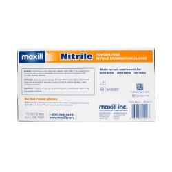 Picture of GLOVES EXAM NITRILE POWDER FREE XLARGE - 100s