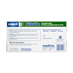 Picture of GLOVES EXAM NITRILE POWDER FREE MED - 100s