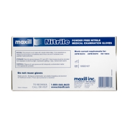 Picture of GLOVES EXAM NITRILE POWDER FREE LARGE - 100s